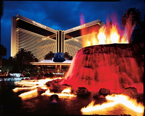 vegas casino with volcano